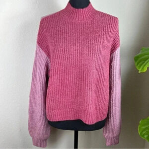 Van’s Women’s Pullover Sweater Jumper Comfortable Fit Size Medium Pink